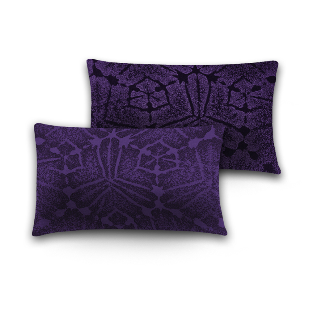 mille fiabe textil katrin ruoffner design kissen makro violett baumwolle biobaumwolle